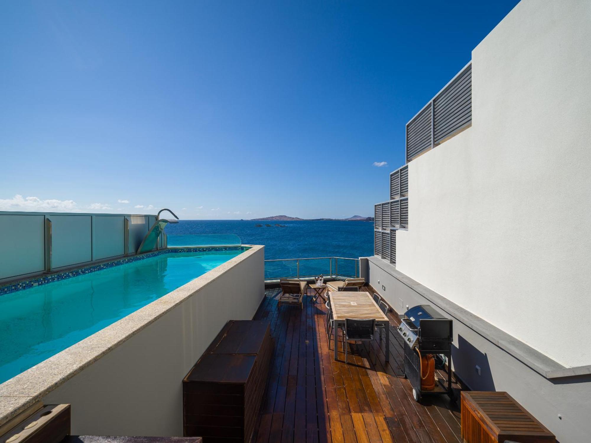 Appartement Penthouse With Private Swimming Pool à Melenara Extérieur photo