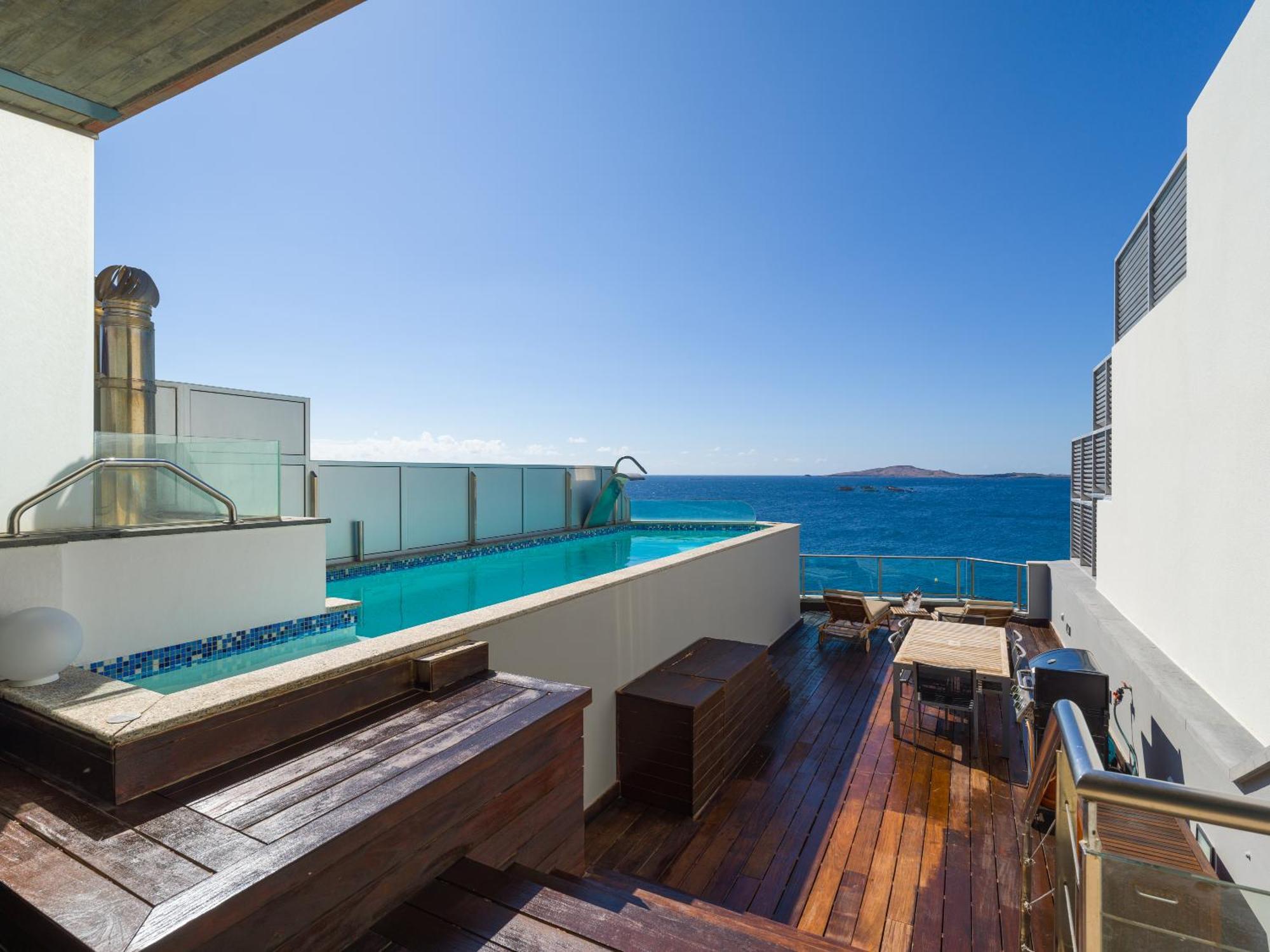 Appartement Penthouse With Private Swimming Pool à Melenara Extérieur photo